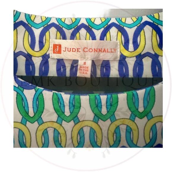 JUDE CONNALLY BETH DRESS IN LINKED CHAIN MULTI - FLAWLESS CONDITION - Picture 6 of 8